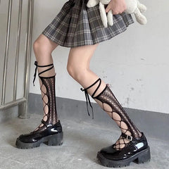 'Grace' Kawaii Straps Lace Socks