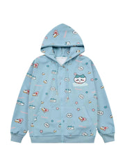 'Hachiware' Kawaii Streetstyle Cute Hoodie Jacket