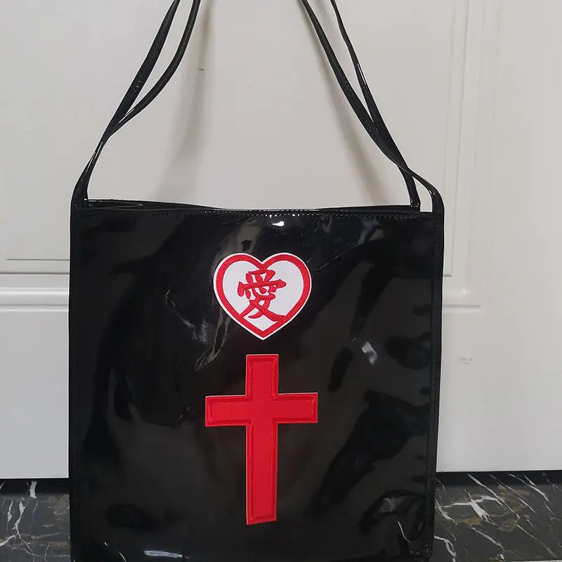 'Healing Me' Cross & Love Letters Bag