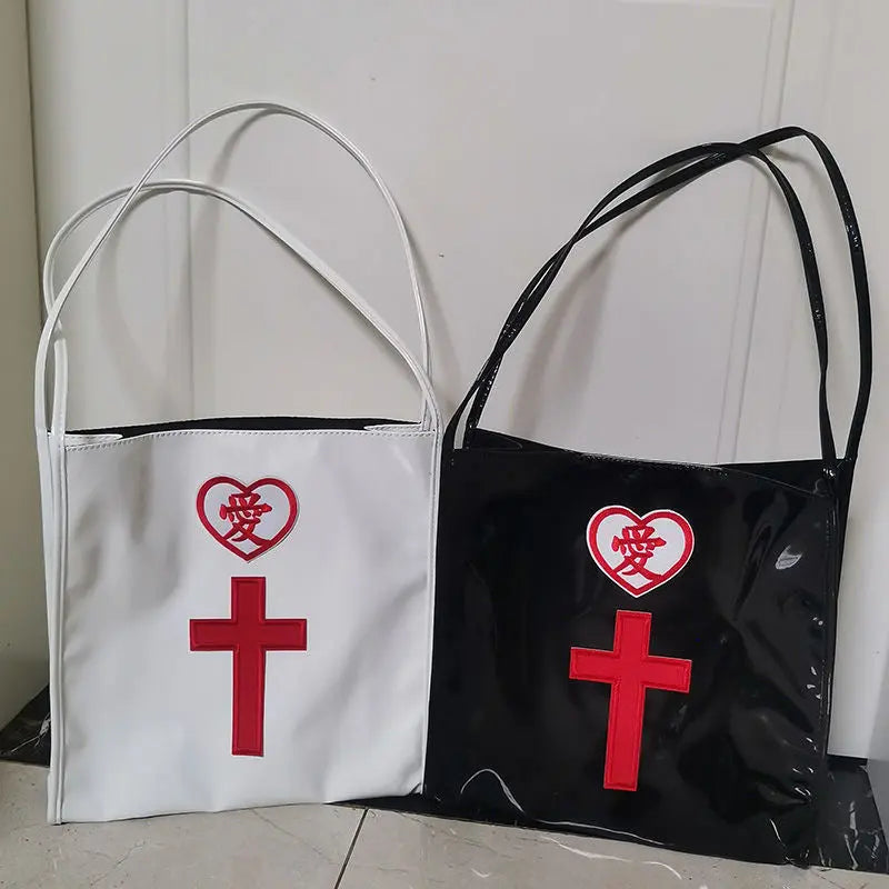 'Healing Me' Cross & Love Letters Bag