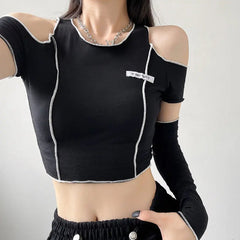 'Heartless' Goth Dark Style Hollow Out Top