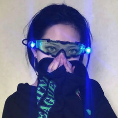 'High Life' Harajuku Cyberpunk LED Glasses