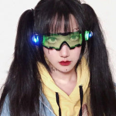 'High Life' Harajuku Cyberpunk LED Glasses