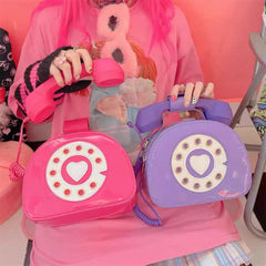 'Hotline' Kawaii Headphone & Telephone Shape Bag