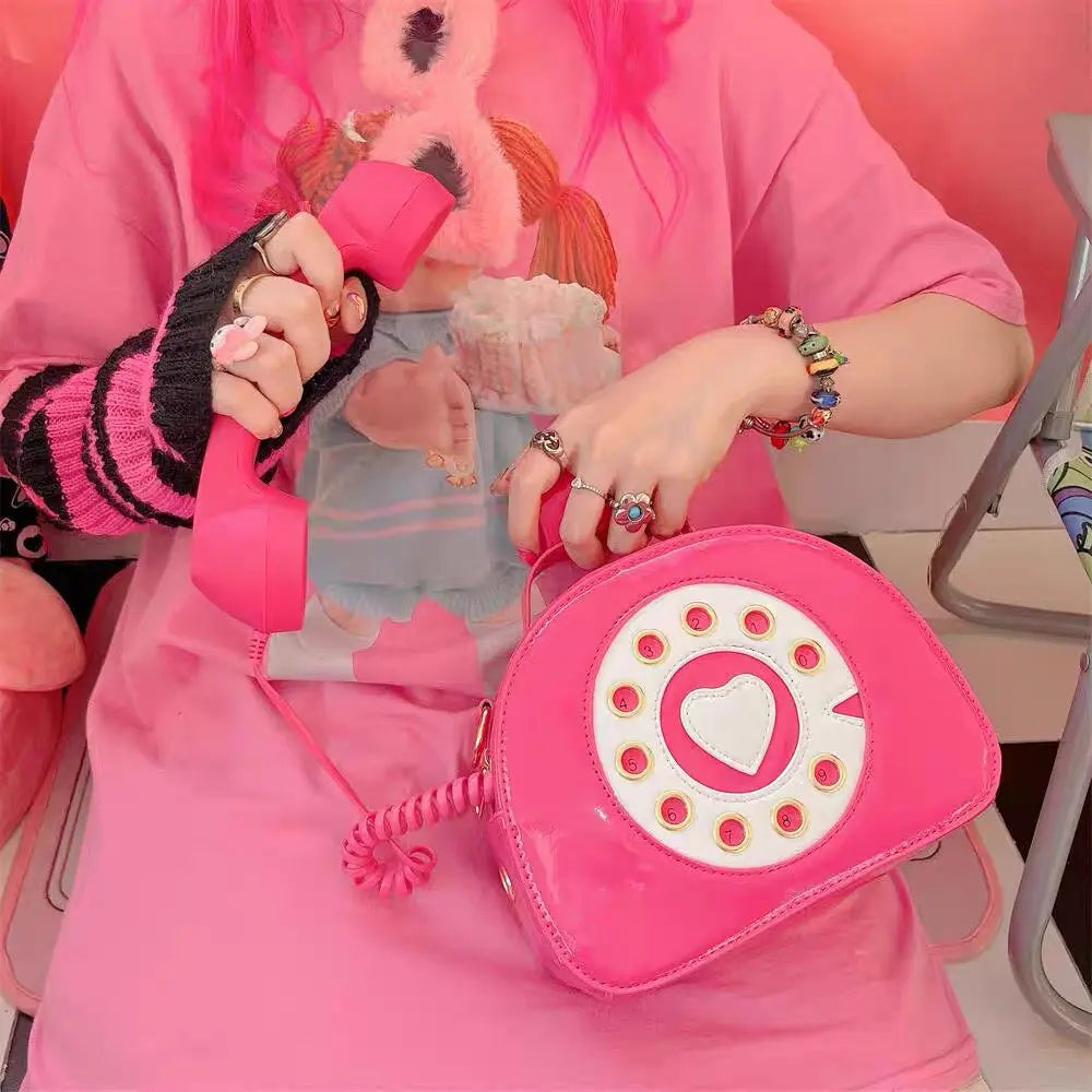 'Hotline' Kawaii Headphone & Telephone Shape Bag