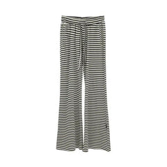 'Iconic' Grunge Striped Low-Waisted Drawstring Pants