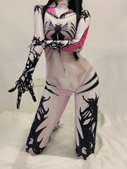 'Infected' Spider Tight Costume Bodysuit