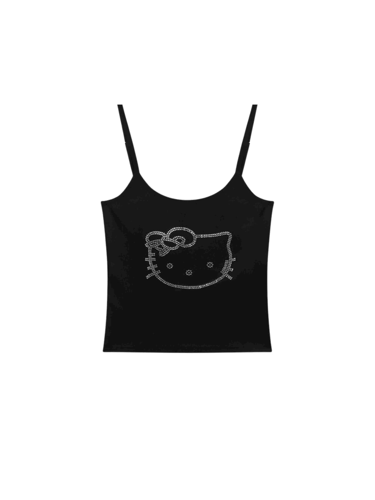 'It's Me' Y2k Kitty Face Rhinestone Cami Top