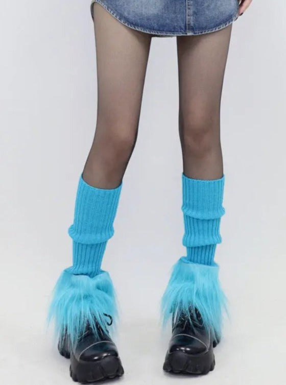 'Jaw Breaker' Y2k Kawaii Pastel Leg Warmers