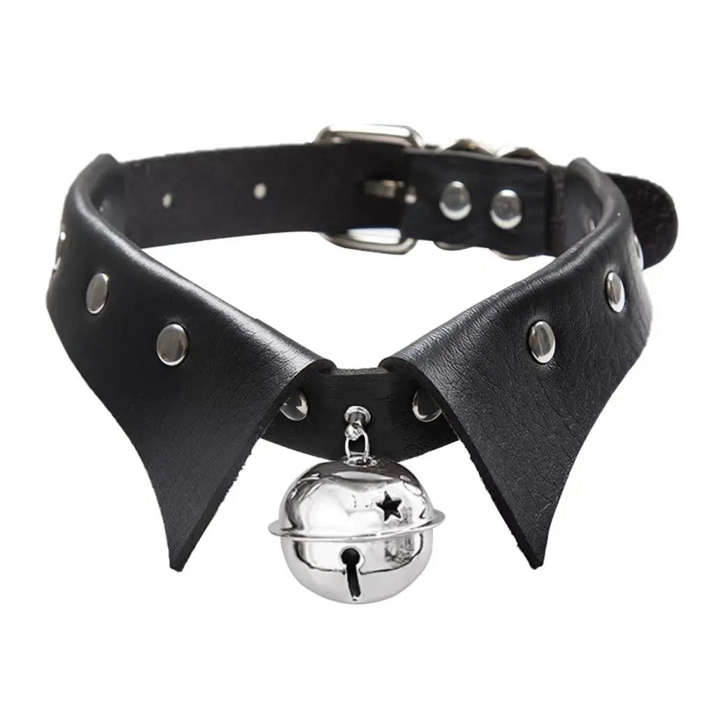 'Jingle' Fake Collar Bell Goth Kawaii Choker