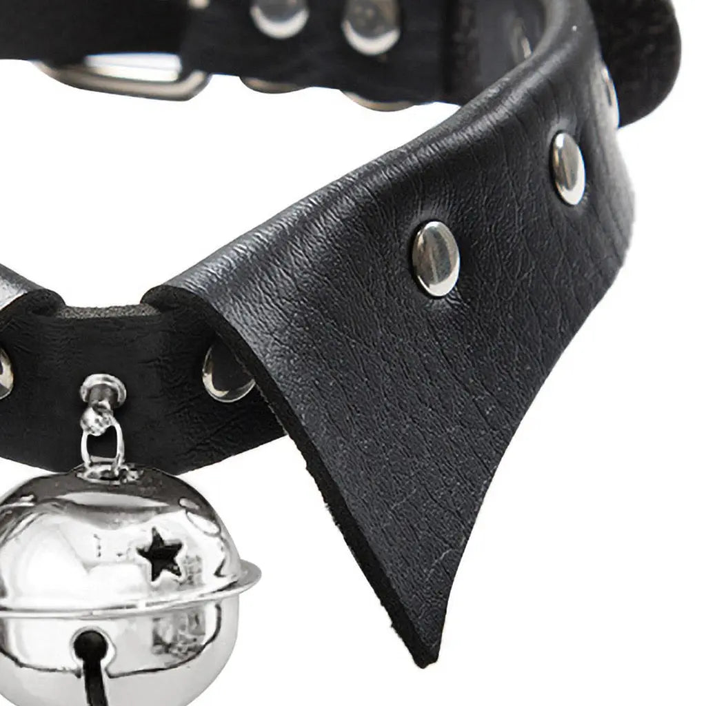 'Jingle' Fake Collar Bell Goth Kawaii Choker