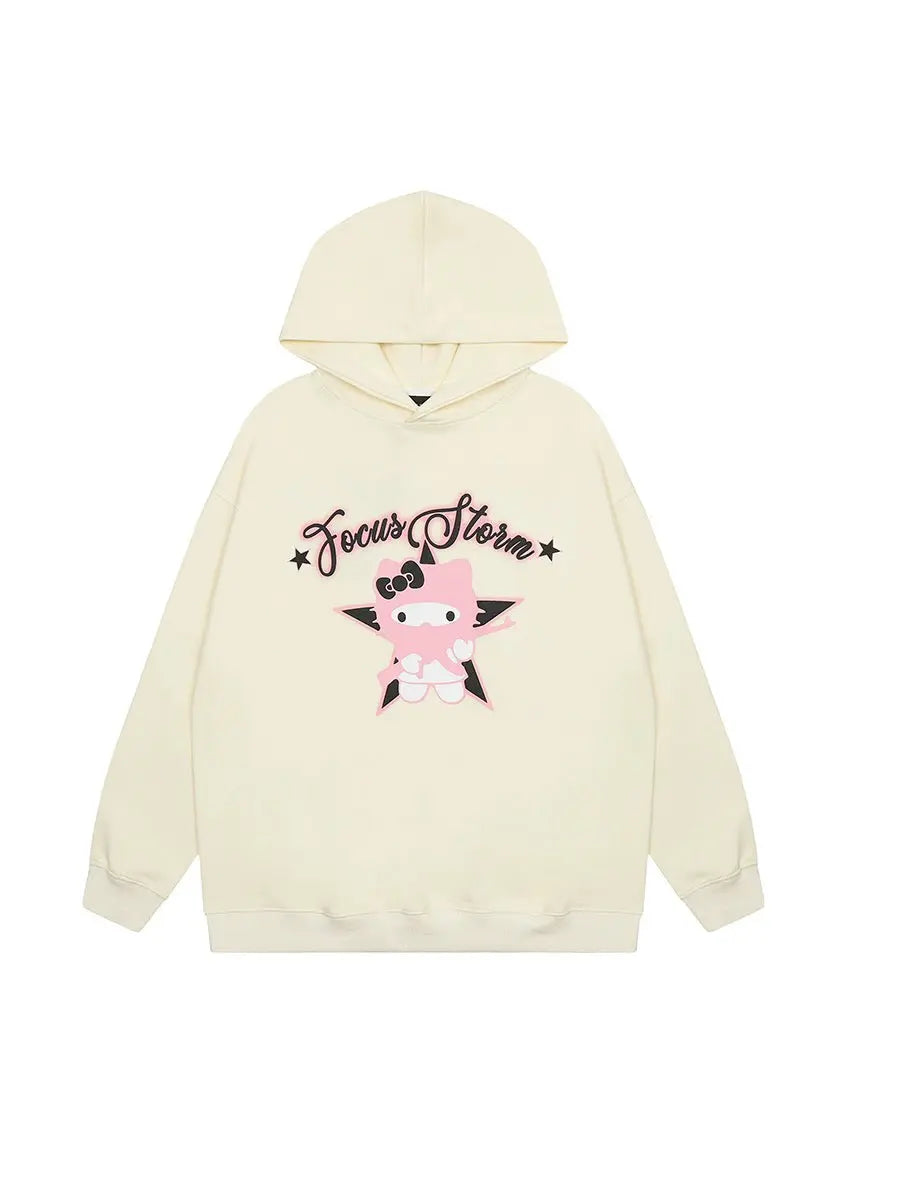 'Girl Gvng' Kawaii Cat Couple Sweatshirt