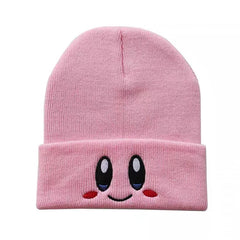 'Kirbyy' Knitted Pink Kawaii Beanie Hat