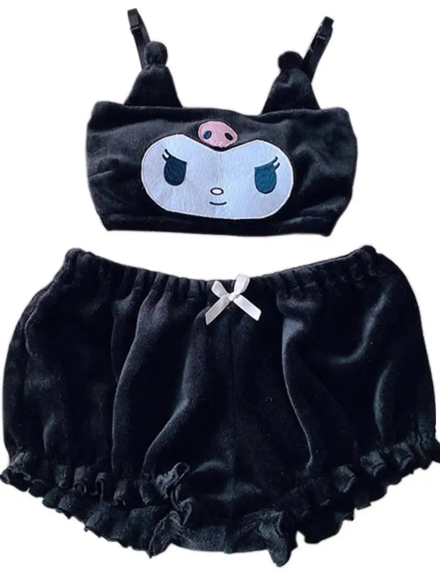 'Kuromii Cutie' Kawaii Fleeced Costume Homewear