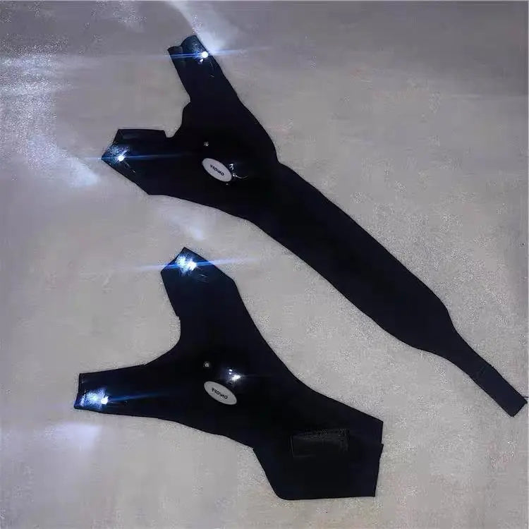 'Laser' Magic Strap Waterproof LED Tech-wear Gloves