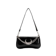 'Lonely Moon' Underarm Metal Bag