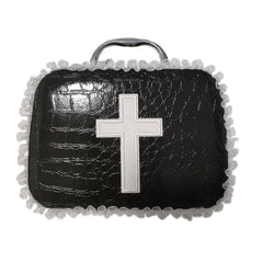 'Medical Kit' Alt Cross Ruffled Bag