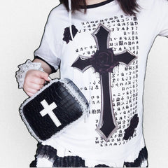 'Medical Kit' Alt Cross Ruffled Bag