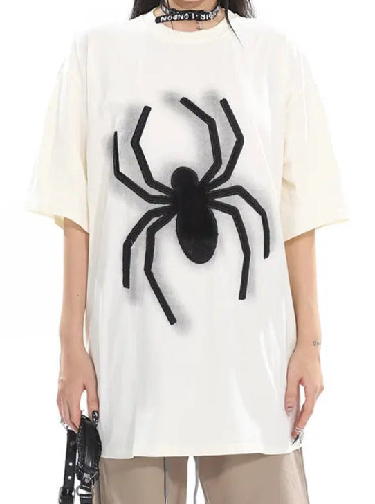 'Mega Spider' Punk Oversized Unisex Spider T-Shirts