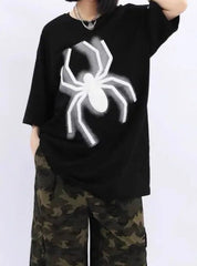 'Mega Spider' Punk Oversized Unisex Spider T-Shirts