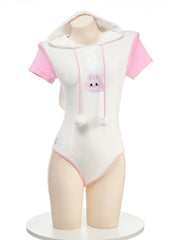 'Your Babe' Anime Girl Hooded Bunny Ears Costume