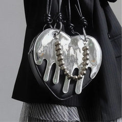 'Melting Heart' Dark Y2k Chain Bag