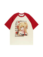 'Misa' Kawaii Streetstyle Anime Girl Shirts