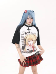 'Misa' Kawaii Streetstyle Anime Girl Shirts