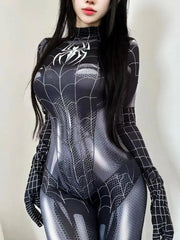 'Miss Spider' Upgraded Us Sized Stretchy Tight Costume Bodysuit