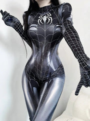 'Miss Spider' Upgraded Us Sized Stretchy Tight Costume Bodysuit