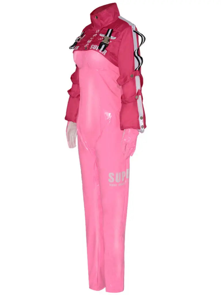 'Nikke' Goddess of Victory Pink Leather Costume