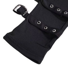 'Off Trail' Goth Grunge Buckle Gloves