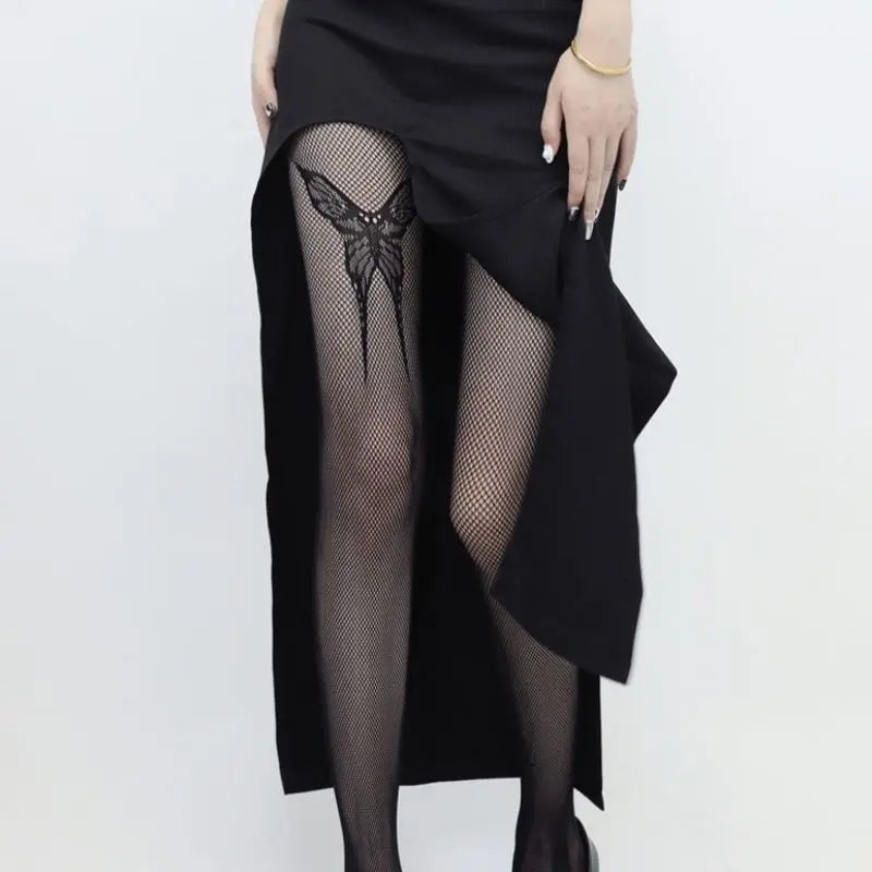 'Papilio' Butterfly Print Sexy Pantyhose