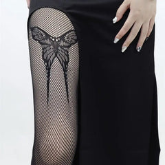 'Papilio' Butterfly Print Sexy Pantyhose