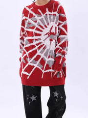 'Part of the Play' Spider Oversized Sweater