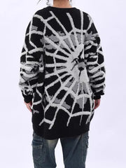 'Part of the Play' Spider Oversized Sweater