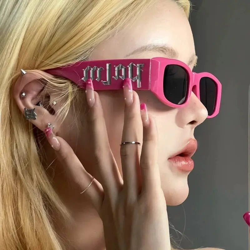 'Pink Palm' Framing Pink Sunglasses