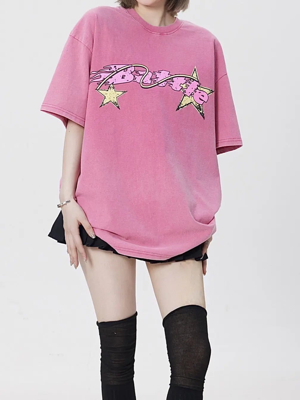 'Pink War' Oversized Unisex Pink Shirts