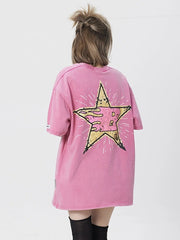 'Pink War' Oversized Unisex Pink Shirts