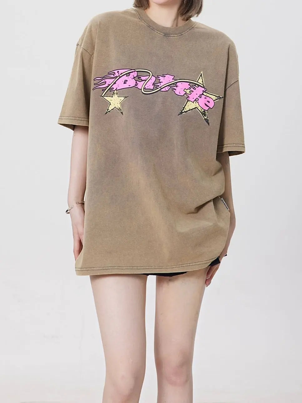 'Pink War' Oversized Unisex Pink Shirts