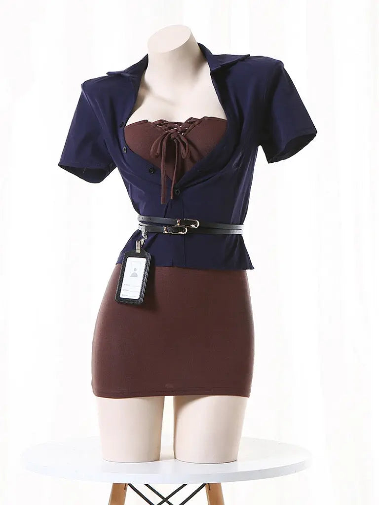 'Playing Dangerous' Officer 2 Pcs Costume Dress