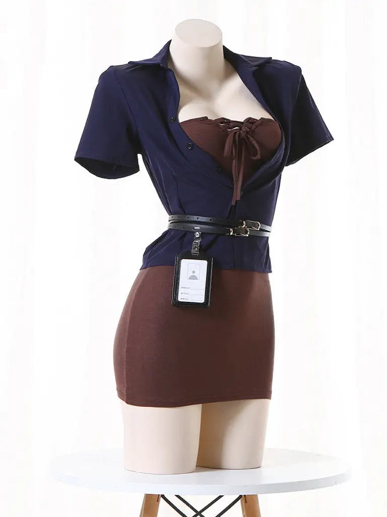 'Playing Dangerous' Officer 2 Pcs Costume Dress