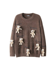 'Plushies Collector' Kawaii Bear Sweater