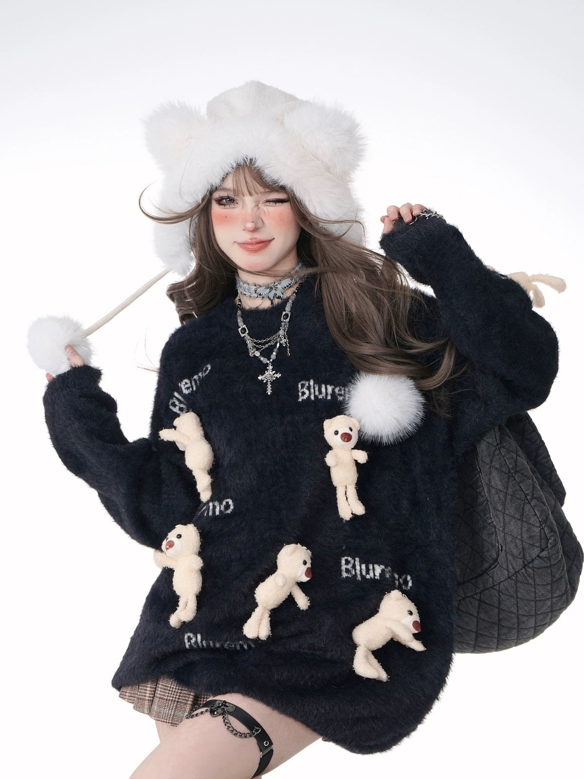 'Plushies Collector' Kawaii Bear Sweater