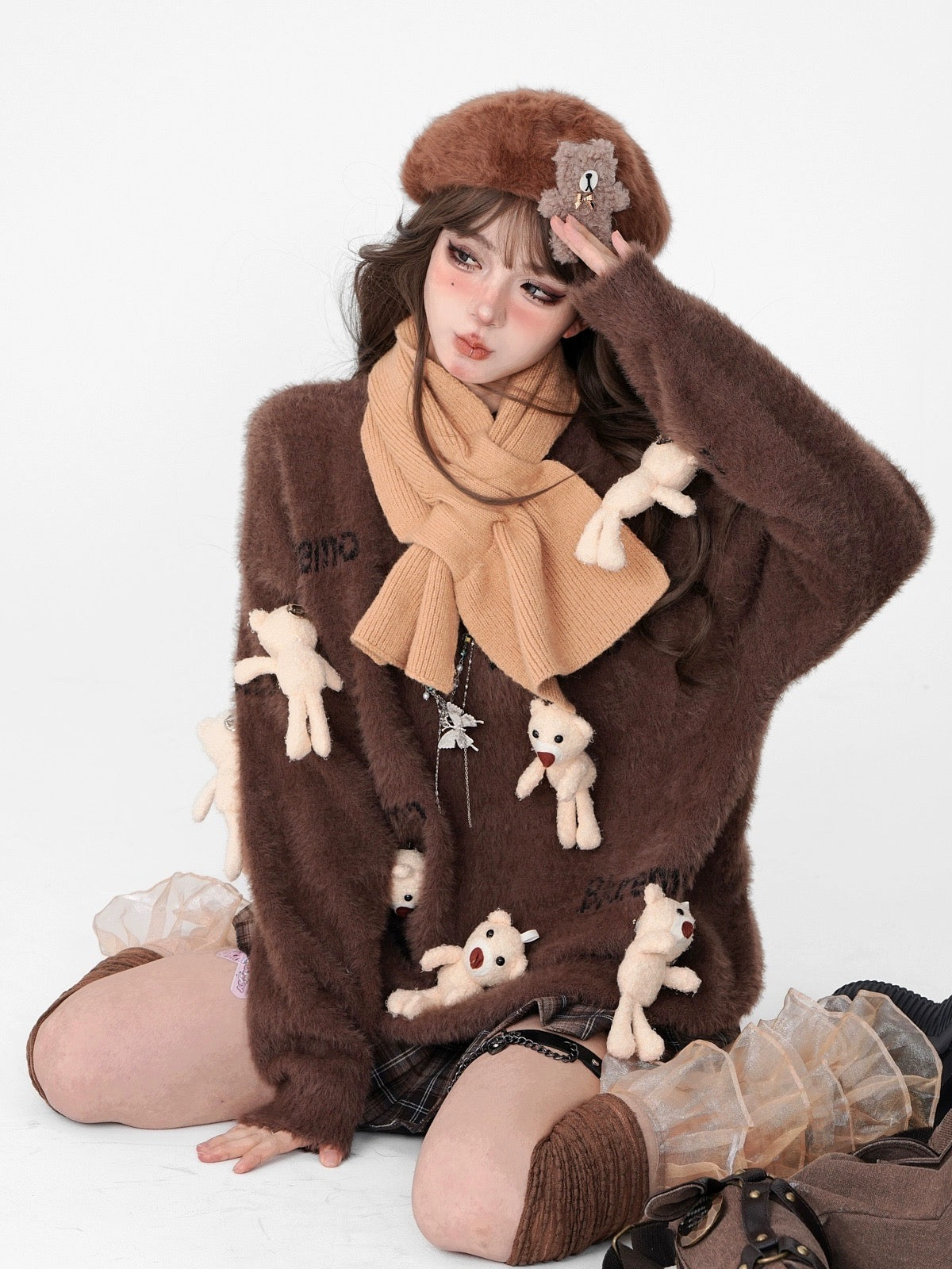 'Plushies Collector' Kawaii Bear Sweater