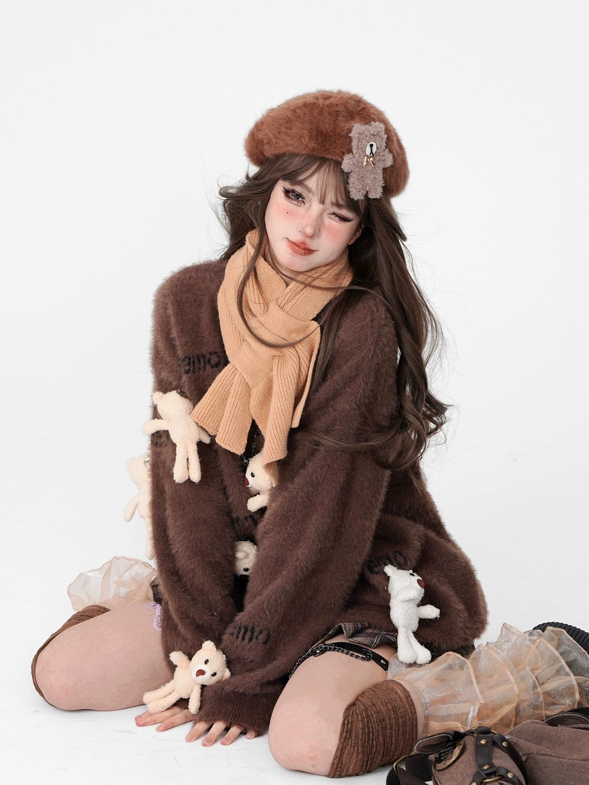 'Plushies Collector' Kawaii Bear Sweater