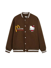 'Process Club' Kawaii Streetstyle Kitty Bomber Jacket