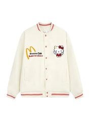 'Process Club' Kawaii Streetstyle Kitty Bomber Jacket