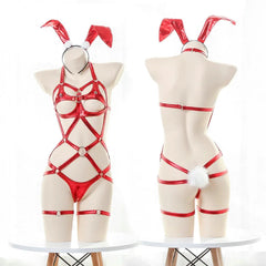 'Private Time' Anime Girl Cross Strap Body Suit