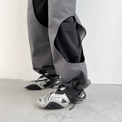 'Pulsar' Futuristic paneled streamlined pants